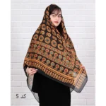 روسری سبک و خنک طرح سنتی طرح آفتابگردان با رنگ بندی جذاب | فروشکده