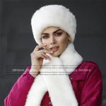 شال و کلاه دخترانه روسی | شال خز دار | کلاه خز دار | فروشکده